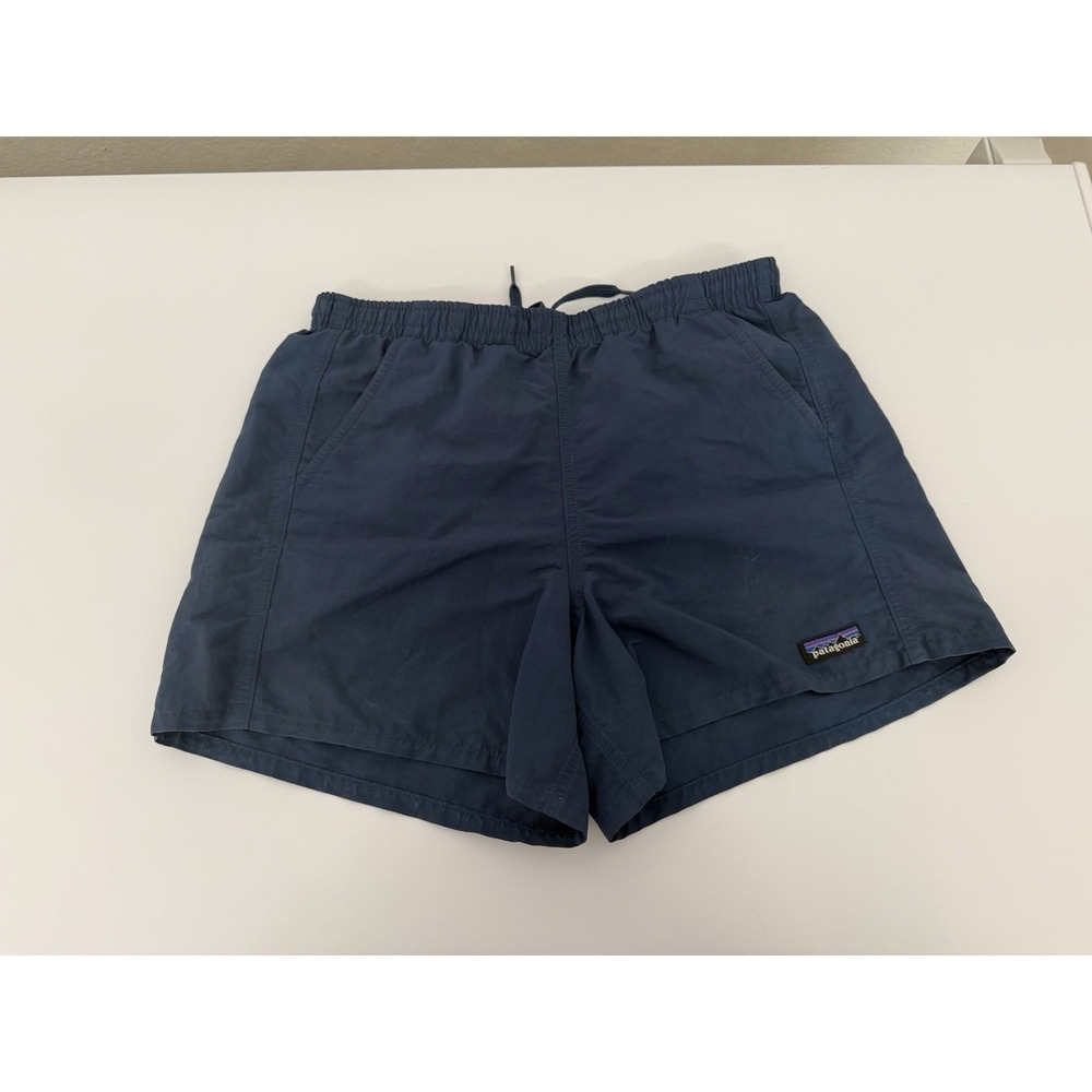Patagonia Shorts Small S Navy Blue NetPlus Recycled Swim Trunks Mens Baggies